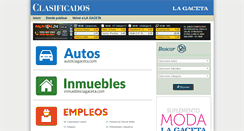 Desktop Screenshot of clasificados.lagaceta.com.ar